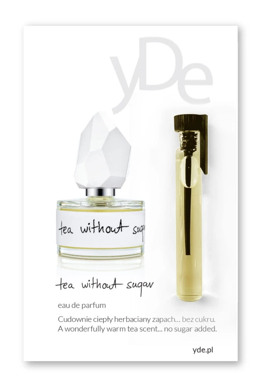 próbka perfum yDe Tea without sugar 2ml w szklanej fiolce