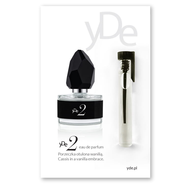 próbka perfum yDe 2 2ml w szklanej fiolce