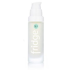 Świeży krem łagodzący do twarzy fridge 5.1 happy cream 30ml w cylindrycznym pinowym szklanym pojemniku